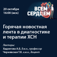 Горячая новостная лента в диагностике и терапии ХСН
